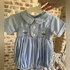 Blue Baby Boy Bubble 3M